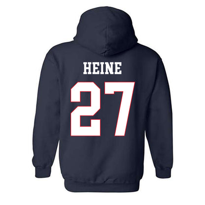 Ole Miss - NCAA Softball : Madi Heine - Replica Shersey Hooded Sweatshirt-1