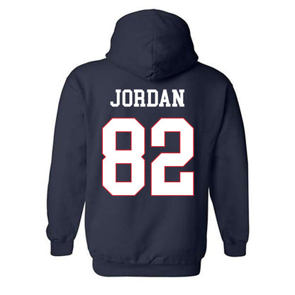Ole Miss - NCAA Softball : Graycen Jordan - Replica Shersey Hooded Sweatshirt-1