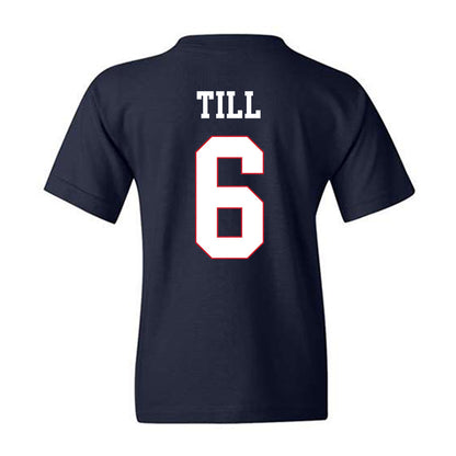 Ole Miss - NCAA Softball : Kaidance Till - Replica Shersey Youth T-Shirt-1