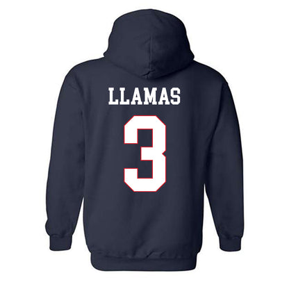 Ole Miss - NCAA Softball : Persy Llamas - Replica Shersey Hooded Sweatshirt-1