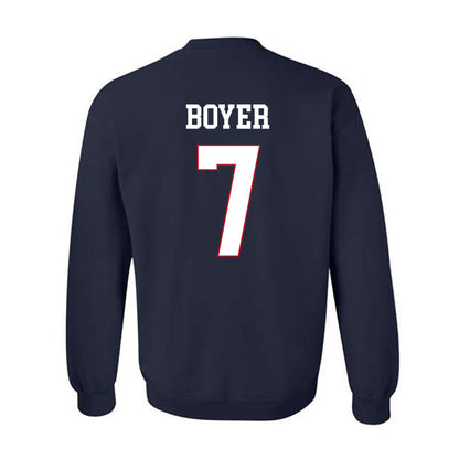 Ole Miss - NCAA Softball : Emilee Boyer - Replica Shersey Crewneck Sweatshirt-1