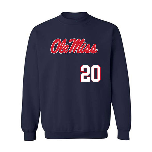 Ole Miss - NCAA Softball : Cassie Reasner - Replica Shersey Crewneck Sweatshirt-0
