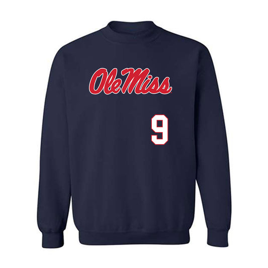 Ole Miss - NCAA Softball : Sydney Shiller - Replica Shersey Crewneck Sweatshirt-0