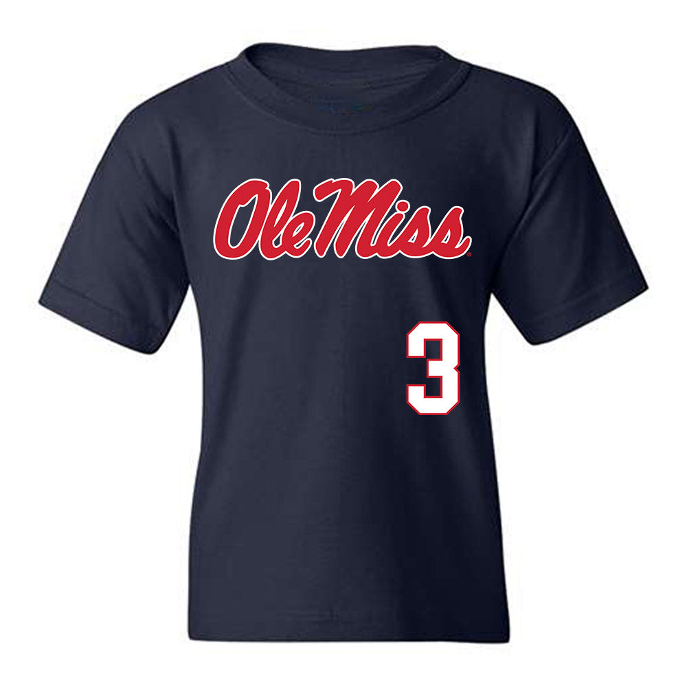 Ole Miss - NCAA Softball : Persy Llamas - Replica Shersey Youth T-Shirt-0