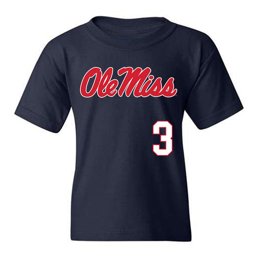 Ole Miss - NCAA Softball : Persy Llamas - Replica Shersey Youth T-Shirt-0