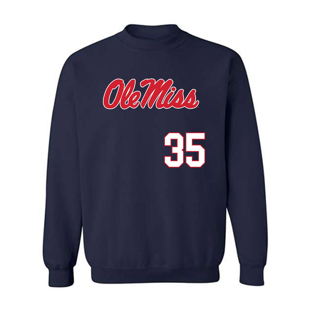 Ole Miss - NCAA Softball : Charli Calas - Replica Shersey Crewneck Sweatshirt-0