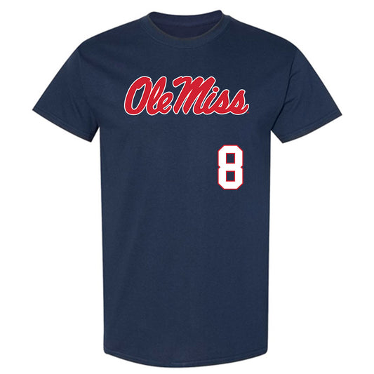 Ole Miss - NCAA Softball : Kennedy Bunker - Replica Shersey T-Shirt-0