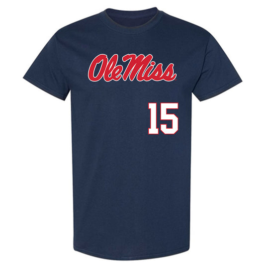 Ole Miss - NCAA Softball : Abby Lynch-Buxton - Replica Shersey T-Shirt-0