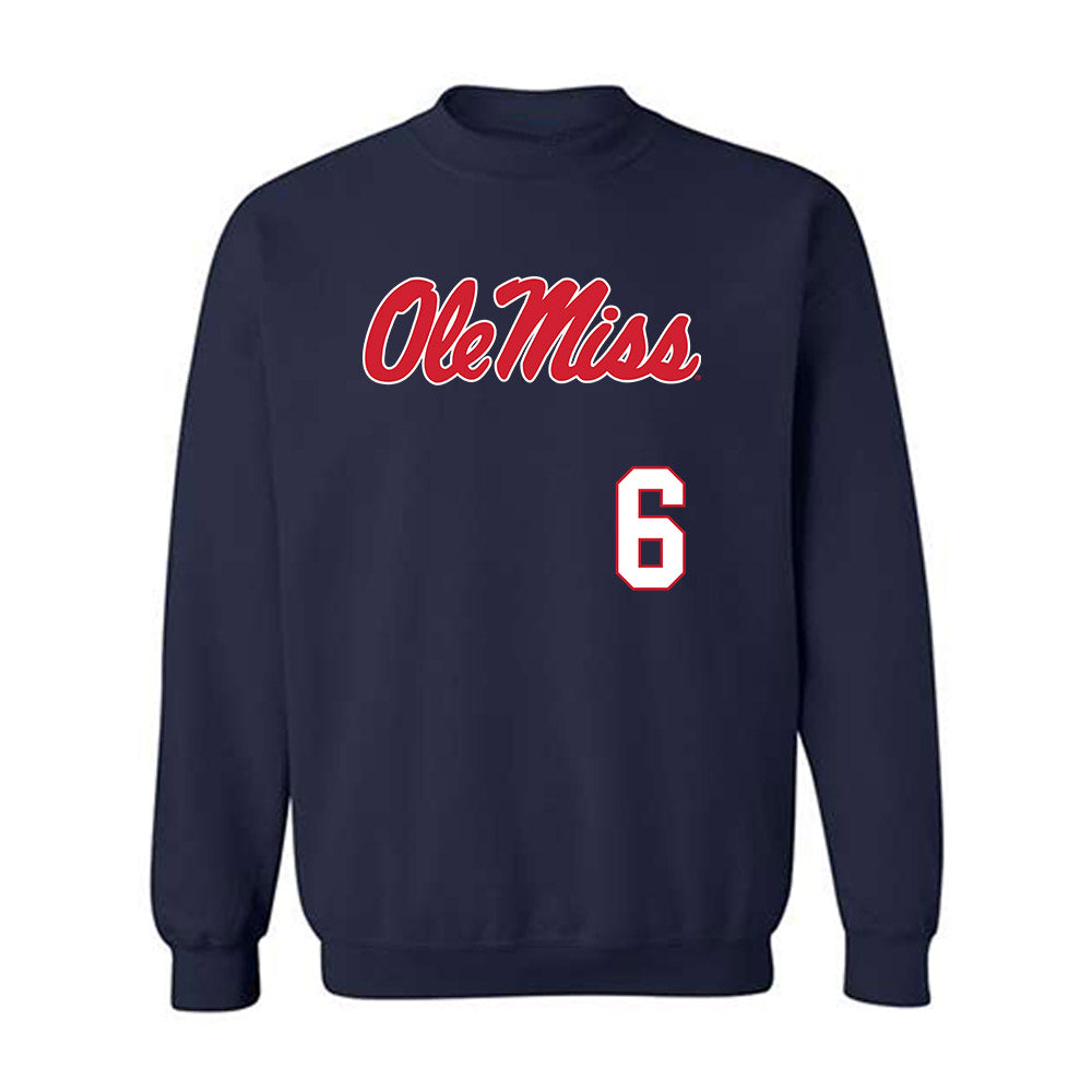 Ole Miss - NCAA Softball : Kaidance Till - Replica Shersey Crewneck Sweatshirt-0