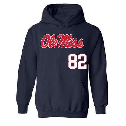 Ole Miss - NCAA Softball : Graycen Jordan - Replica Shersey Hooded Sweatshirt-0