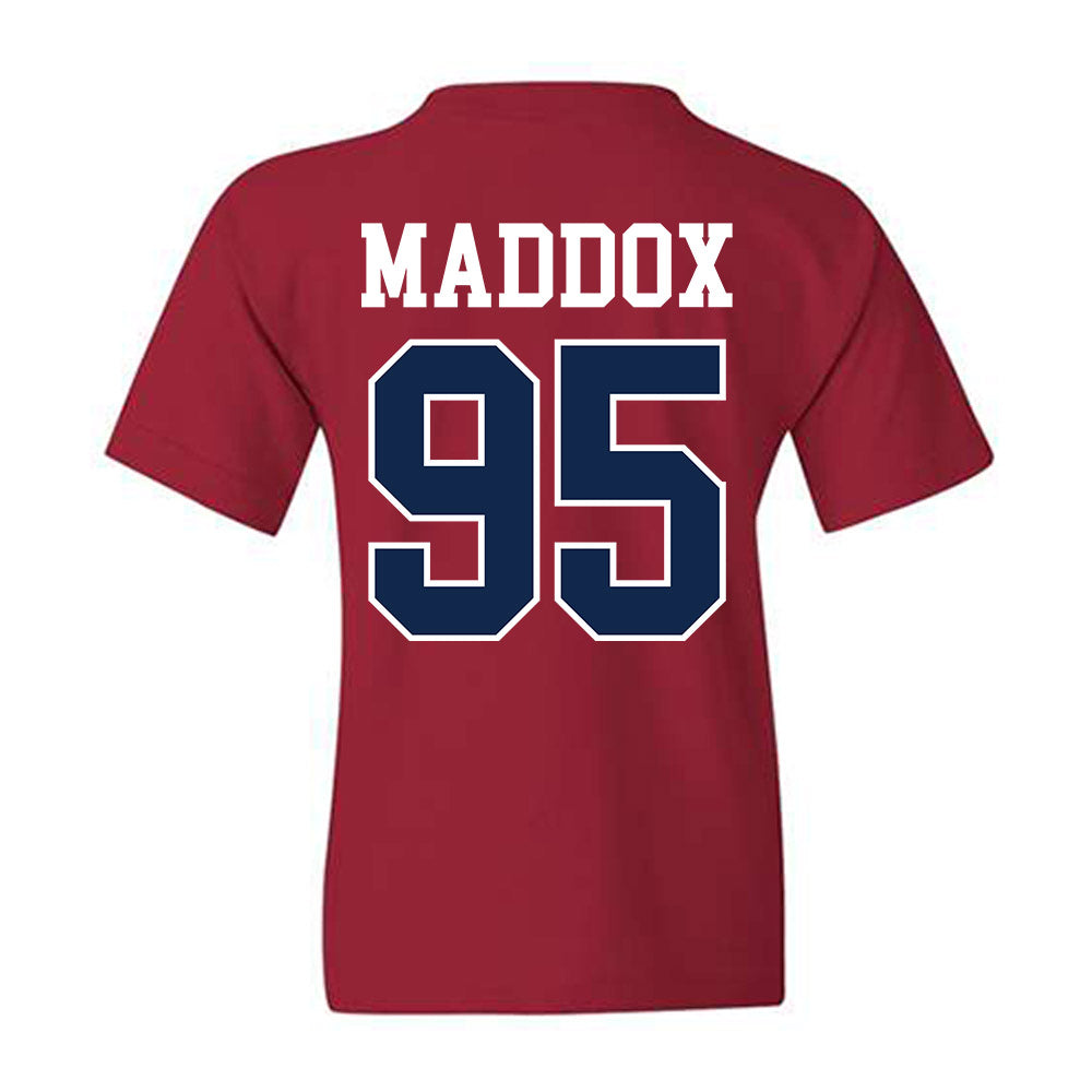 Ole Miss - NCAA Football : Andrew Maddox - Fashion Shersey Youth T-Shirt-1