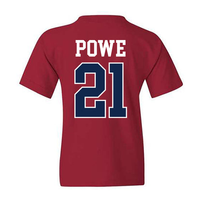 Ole Miss - NCAA Women's Basketball : Debreasha Powe - Fashion Shersey Youth T-Shirt-1
