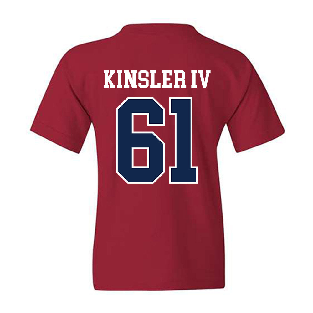 Ole Miss - NCAA Football : Tommy Kinsler IV - Fashion Shersey Youth T-Shirt-1