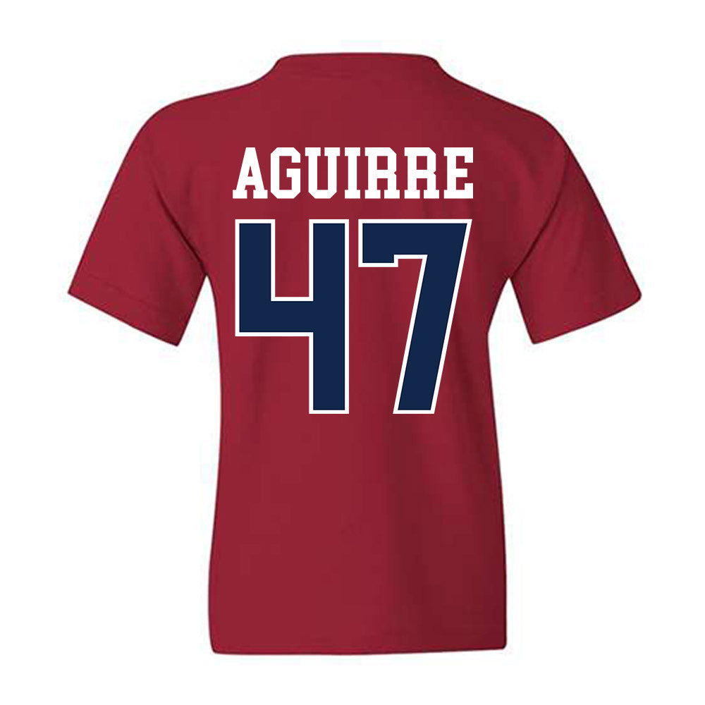 Ole Miss - NCAA Football : Anthony Aguirre - Fashion Shersey Youth T-Shirt-1