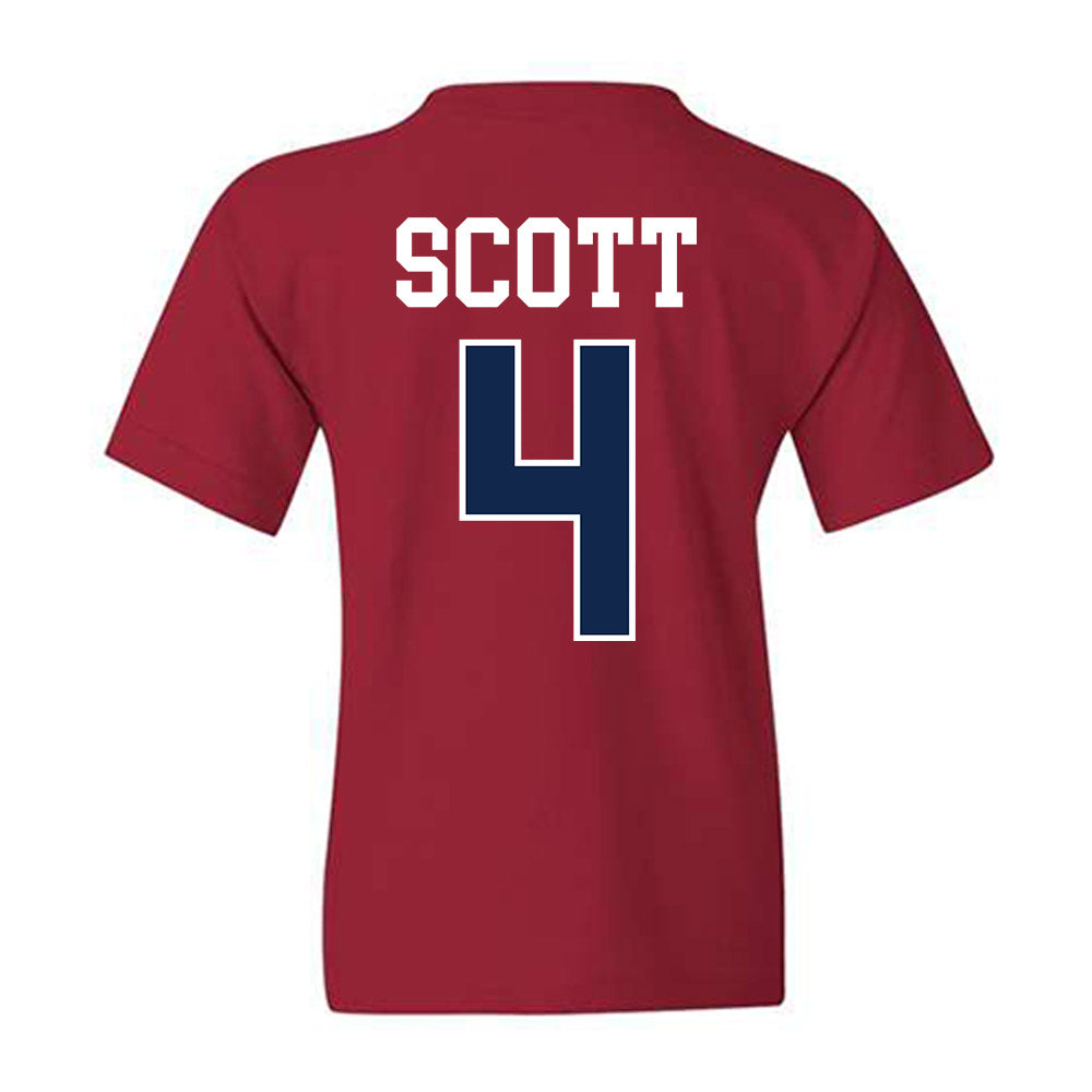 Ole Miss - NCAA Men's Basketball : James Scott - Fashion Shersey Youth T-Shirt-1