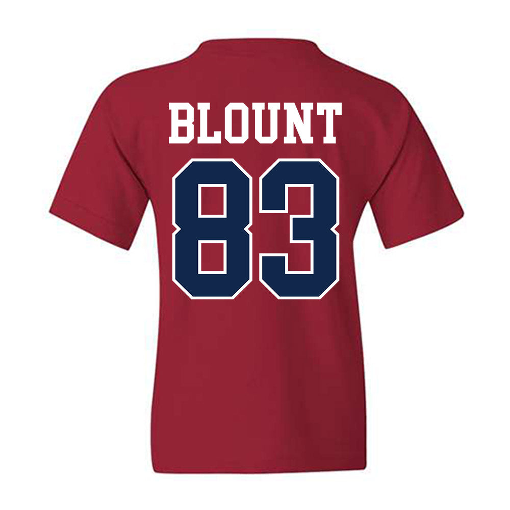 Ole Miss - NCAA Football : Levi Blount - Fashion Shersey Youth T-Shirt-1