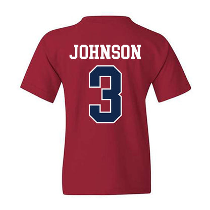 Ole Miss - NCAA Men's Basketball : Koren Johnson - Fashion Shersey Youth T-Shirt-1