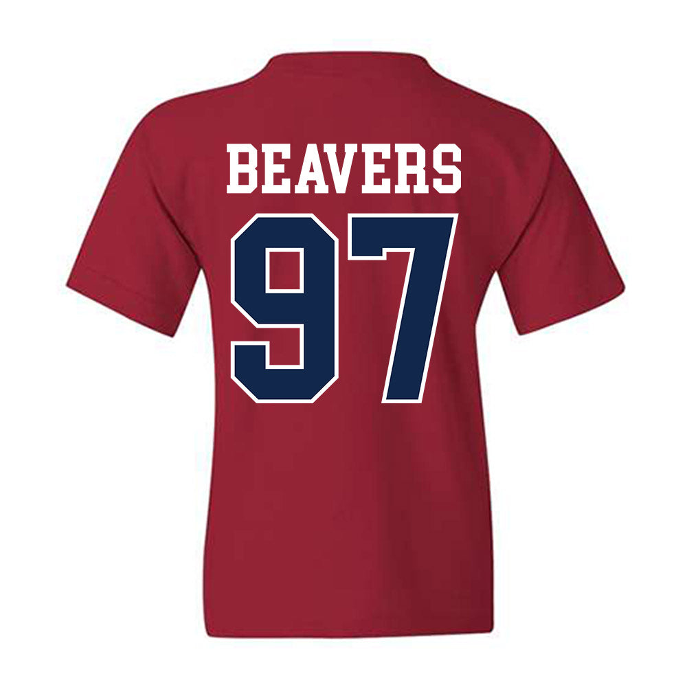 Ole Miss - NCAA Football : Kamron Beavers - Fashion Shersey Youth T-Shirt-1