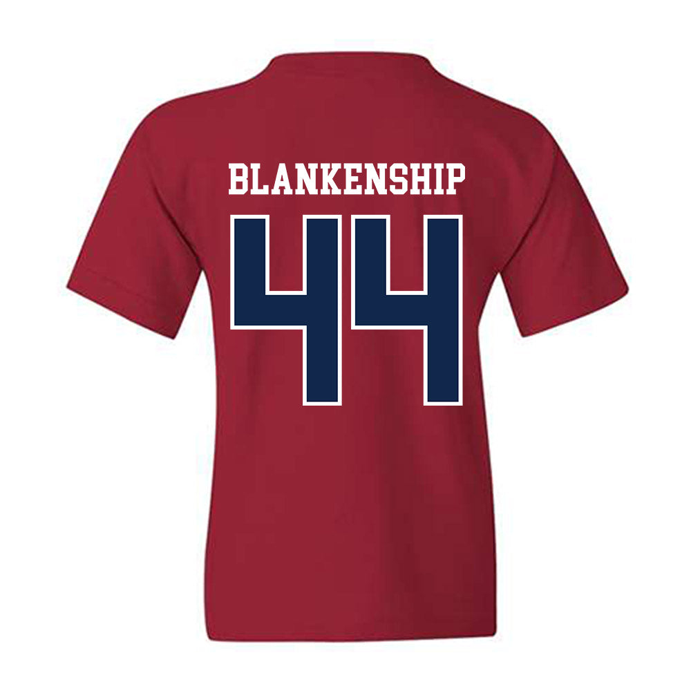 Ole Miss - NCAA Football : Caleb Blankenship - Fashion Shersey Youth T-Shirt-1