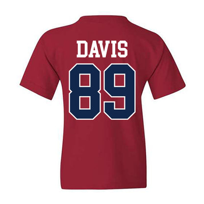 Ole Miss - NCAA Football : Dylan Davis - Fashion Shersey Youth T-Shirt-1