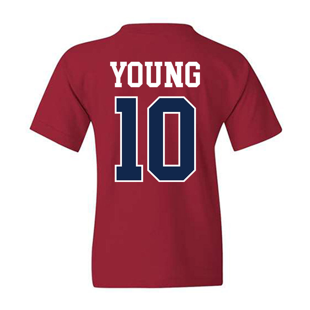 Ole Miss - NCAA Women's Basketball : J'Adore Young - Fashion Shersey Youth T-Shirt-1