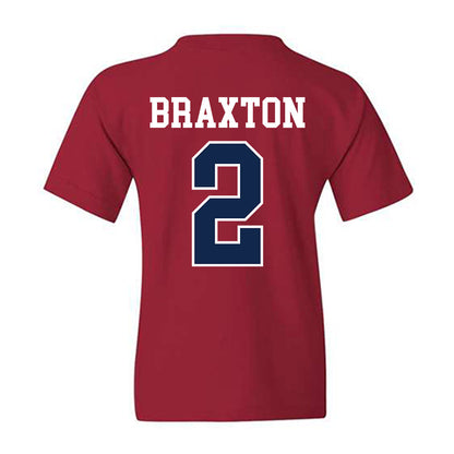 Ole Miss - NCAA Football : Jaylon Braxton - Fashion Shersey Youth T-Shirt-1