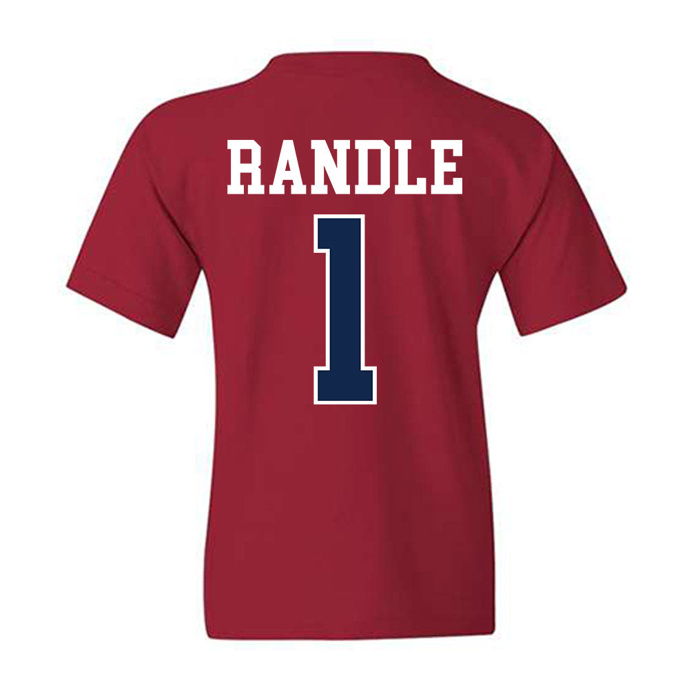 Ole Miss - NCAA Baseball : Brayden Randle - Fashion Shersey Youth T-Shirt-1
