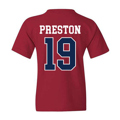 Ole Miss - NCAA Football : MJ Preston - Fashion Shersey Youth T-Shirt-1