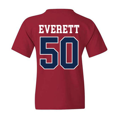 Ole Miss - NCAA Football : Troy Everett - Fashion Shersey Youth T-Shirt-1
