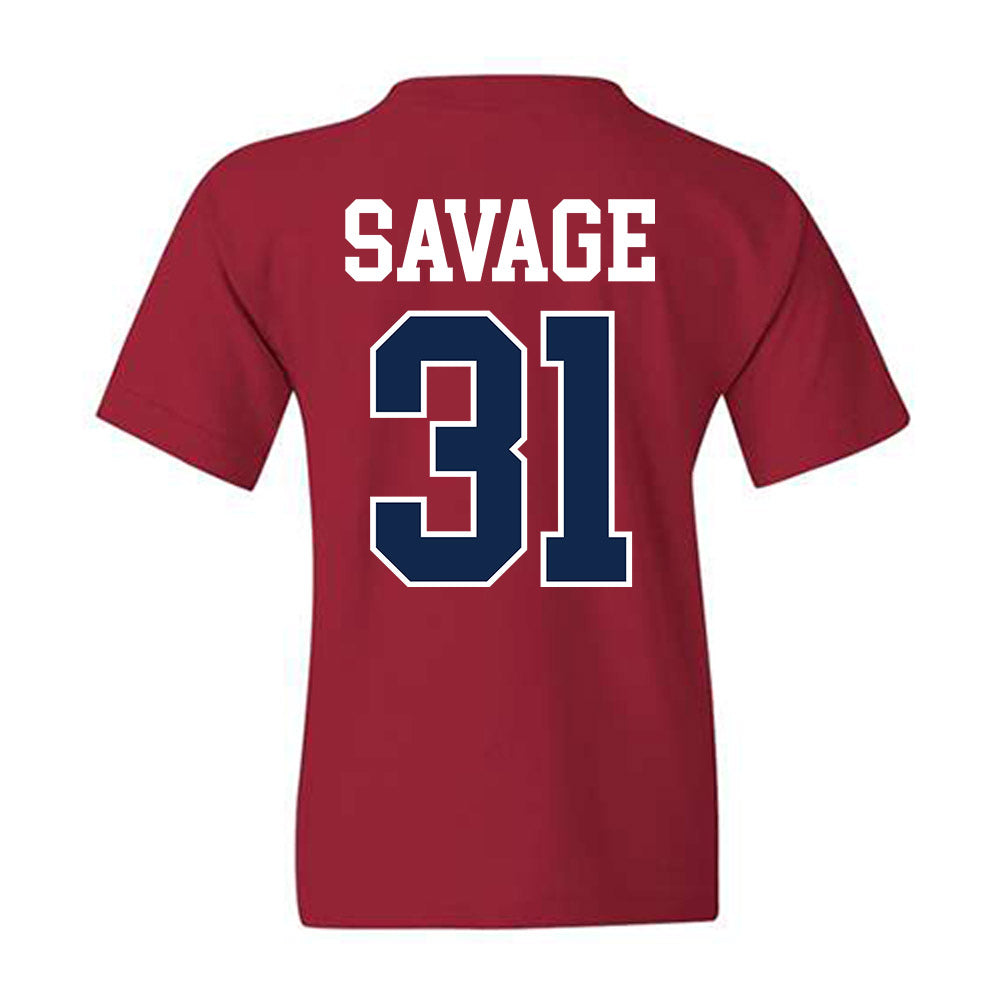 Ole Miss - NCAA Softball : Jada Savage - Fashion Shersey Youth T-Shirt-1