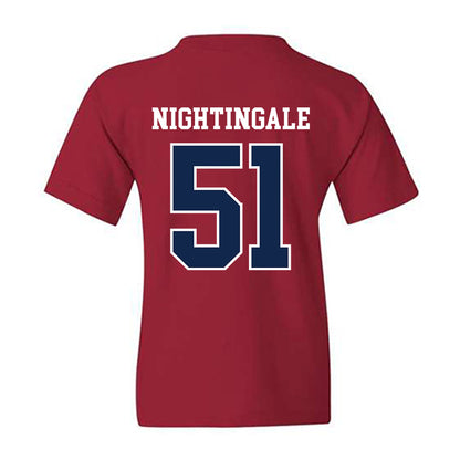 Ole Miss - NCAA Football : Trey Nightingale - Fashion Shersey Youth T-Shirt-1