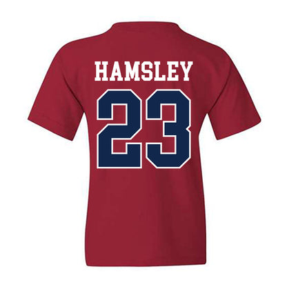 Ole Miss - NCAA Football : George Hamsley - Fashion Shersey Youth T-Shirt-1