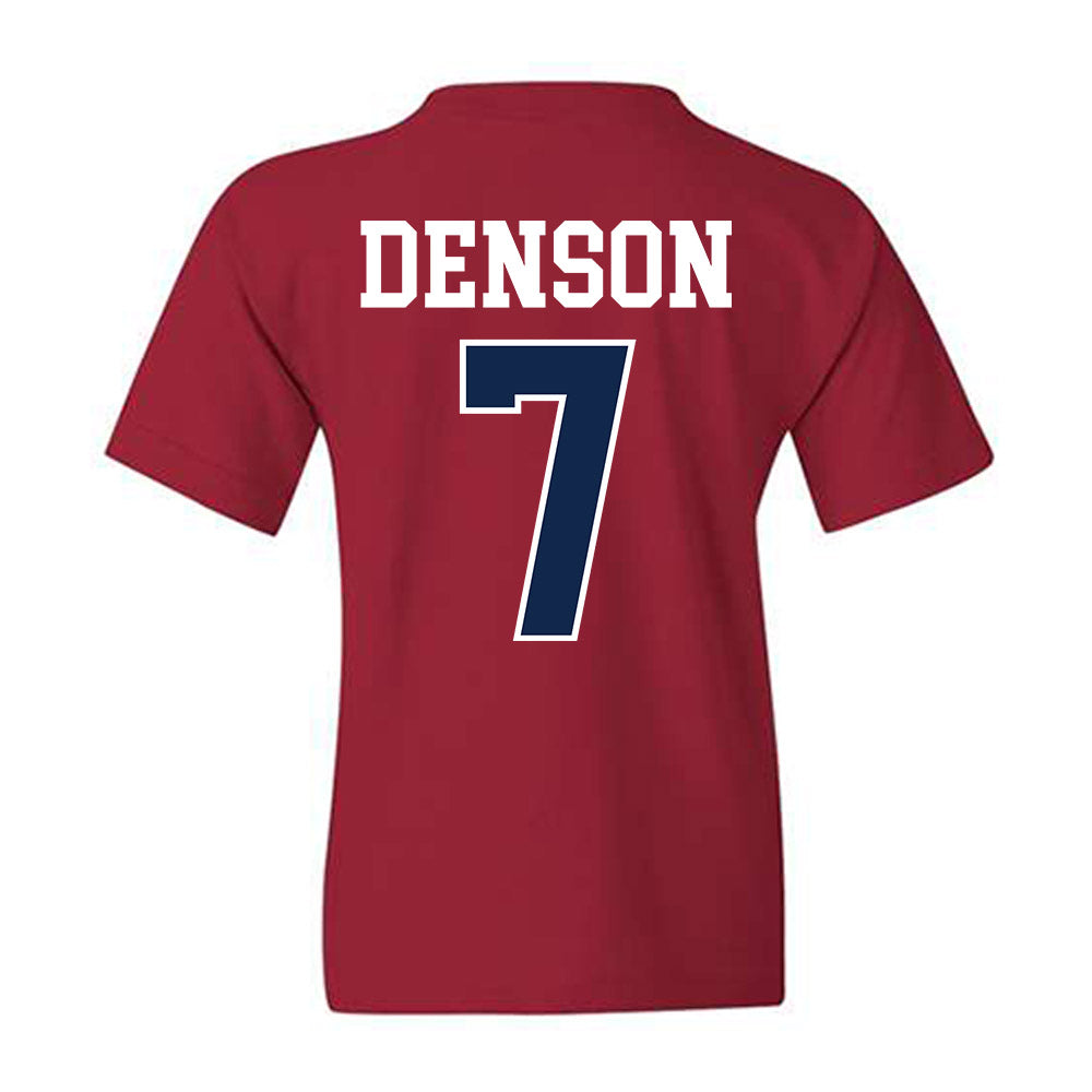 Ole Miss - NCAA Football : Sharif Denson - Fashion Shersey Youth T-Shirt-1