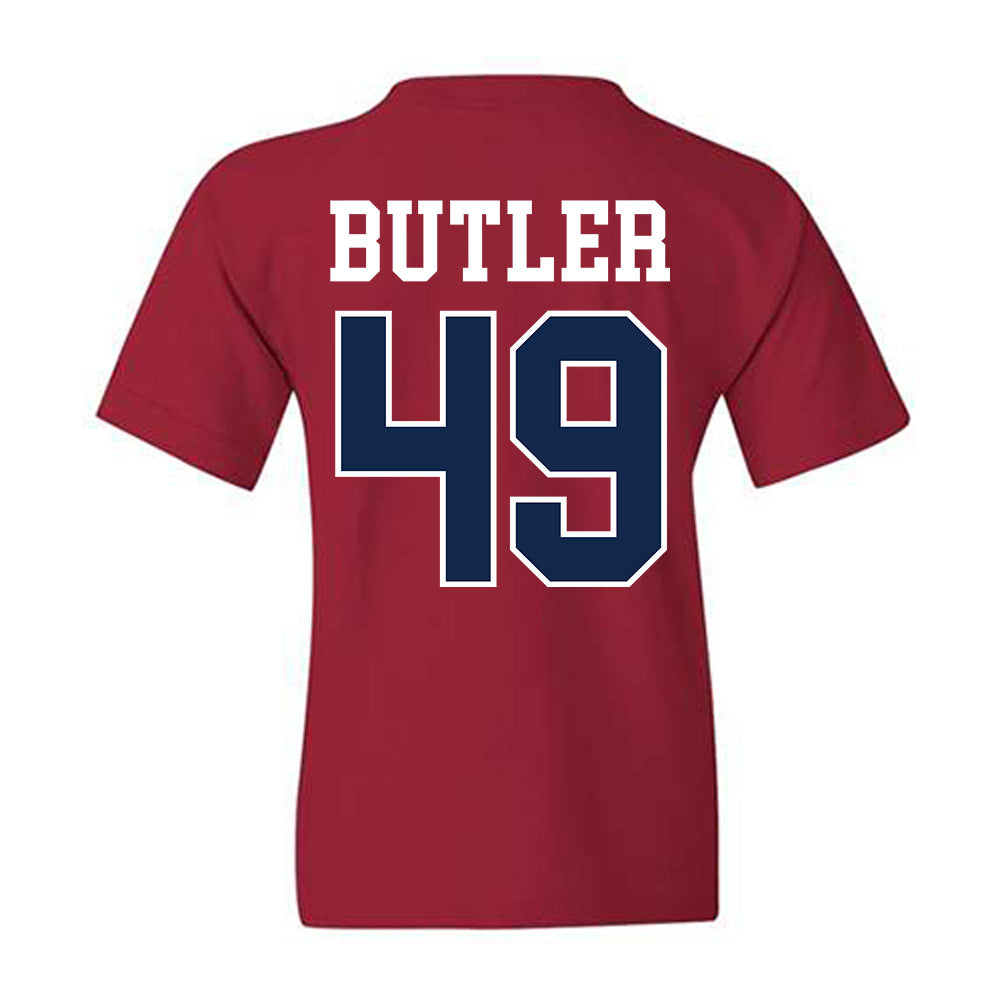 Ole Miss - NCAA Football : Tah'J Butler - Fashion Shersey Youth T-Shirt-1