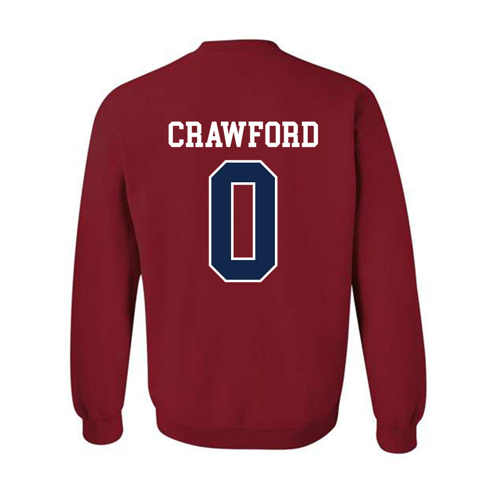Ole Miss - NCAA Football : Jalyn Crawford - Fashion Shersey Crewneck Sweatshirt-1