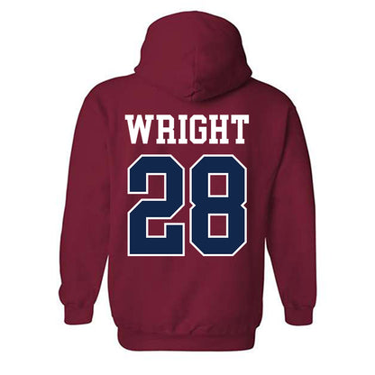 Ole Miss - NCAA Women's Soccer : Isabelle Wright - Fashion Shersey Hooded Sweatshirt-1