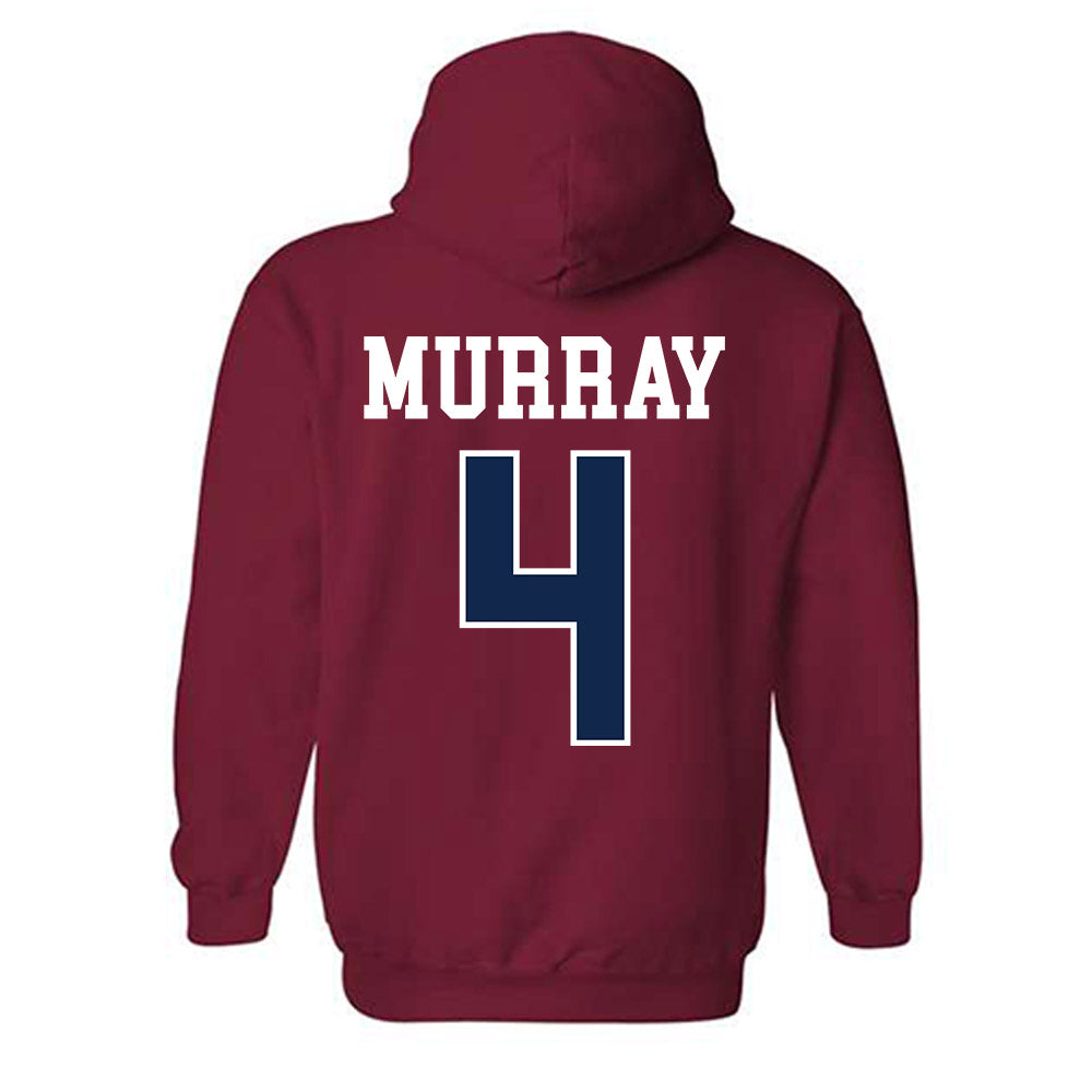 Ole Miss - NCAA Women's Basketball : Jayla Murray - Fashion Shersey Hooded Sweatshirt-1