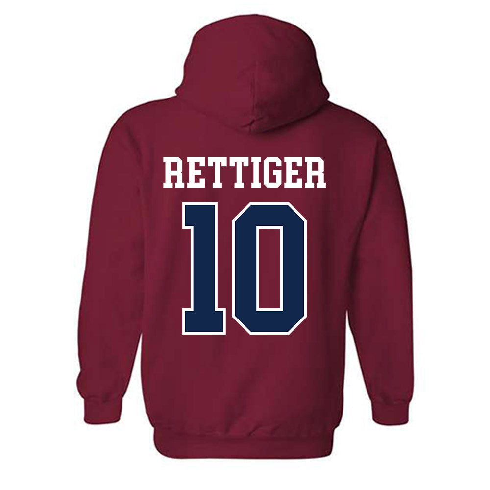 Ole Miss - NCAA Softball : Izzy Rettiger - Fashion Shersey Hooded Sweatshirt-1