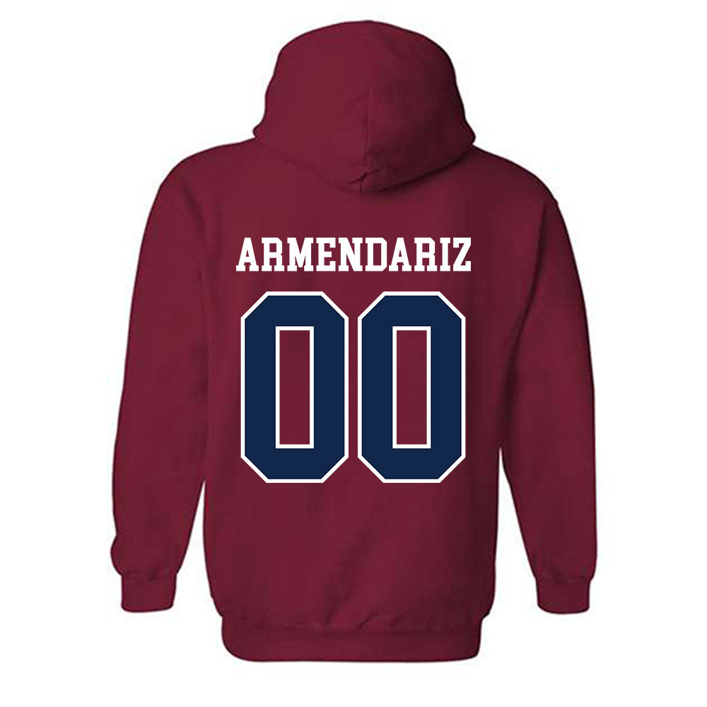 Ole Miss - NCAA Softball : Madelyn Armendariz - Fashion Shersey Hooded Sweatshirt-1
