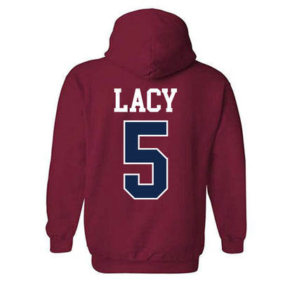 Ole Miss - NCAA Football : Kewan Lacy - Fashion Shersey Hooded Sweatshirt-1