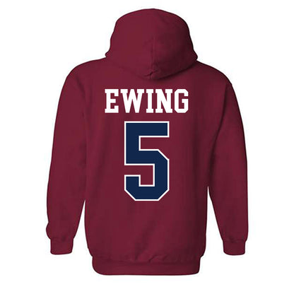 Ole Miss - NCAA Women's Soccer : Evie Ewing - Fashion Shersey Hooded Sweatshirt-1