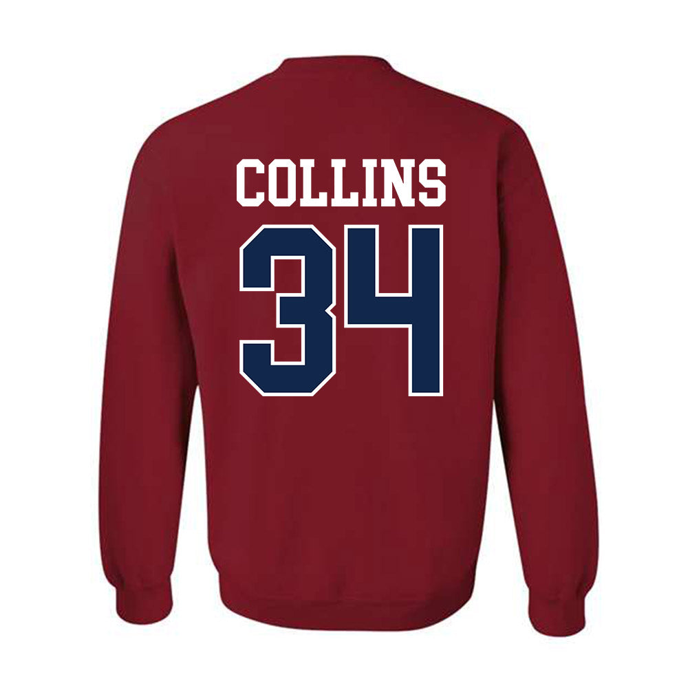 Ole Miss - NCAA Football : Raymond Collins - Fashion Shersey Crewneck Sweatshirt-1