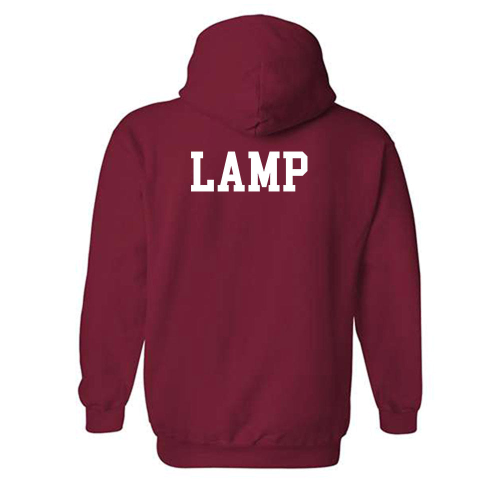 Ole Miss - NCAA Men's Track & Field : Donald Lamp - Fashion Shersey Hooded Sweatshirt-1