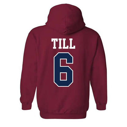 Ole Miss - NCAA Softball : Kaidance Till - Fashion Shersey Hooded Sweatshirt-1