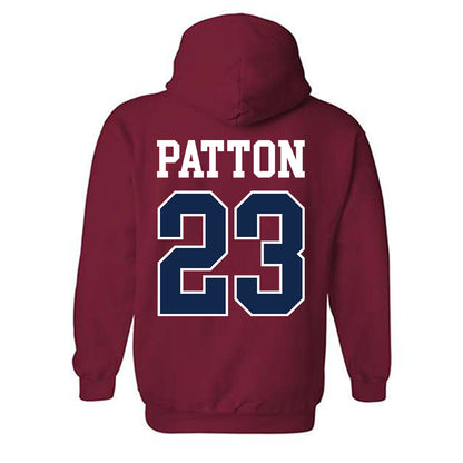 Ole Miss - NCAA Men's Basketball : Daniel Patton - Fashion Shersey Hooded Sweatshirt-1