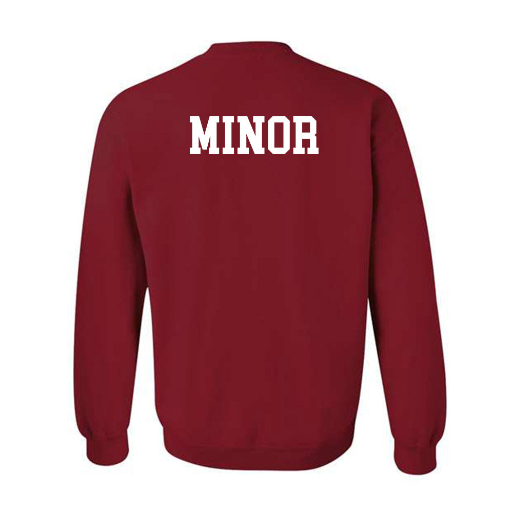 Ole Miss - NCAA Men's Track & Field : Dekell Minor - Fashion Shersey Crewneck Sweatshirt-1