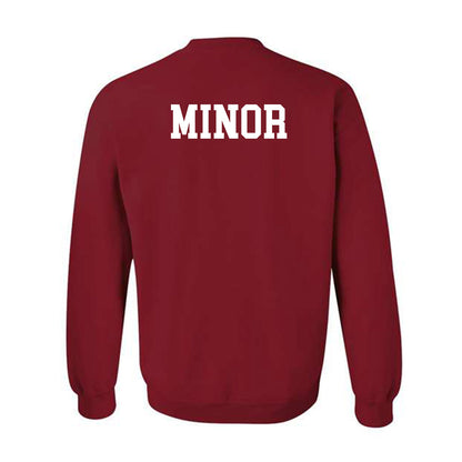 Ole Miss - NCAA Men's Track & Field : Dekell Minor - Fashion Shersey Crewneck Sweatshirt-1