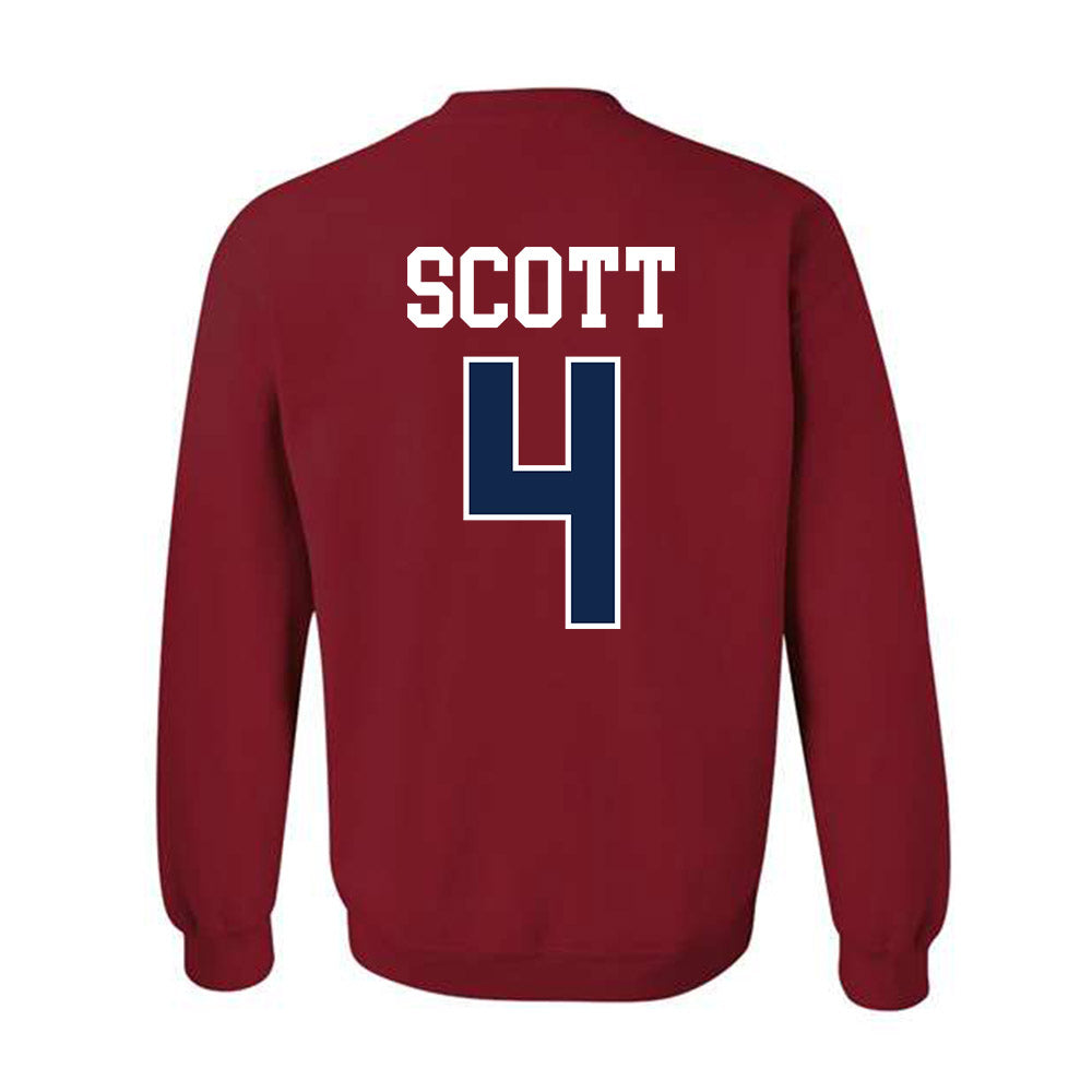 Ole Miss - NCAA Men's Basketball : James Scott - Fashion Shersey Crewneck Sweatshirt-1