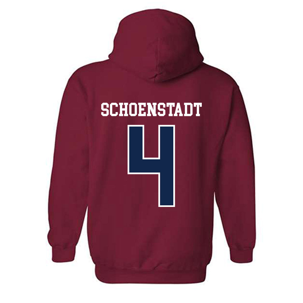 Ole Miss - NCAA Women's Soccer : Alex Schoenstadt - Fashion Shersey Hooded Sweatshirt-1