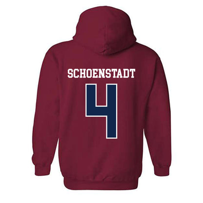 Ole Miss - NCAA Women's Soccer : Alex Schoenstadt - Fashion Shersey Hooded Sweatshirt-1